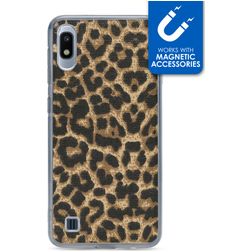 My Style Magneta Samsung Galaxy A10 Hülle Flexibles TPU Backcover - Leopard