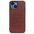 Mobigear Excellent iPhone 14 Hülle Hardcase Backcover - Braun