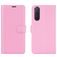 Mobigear Classic Sony Xperia 5 II Hülle Klapphülle Geldbörse - Pink