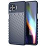 Mobigear Groove Motorola Moto G 5G Plus Hülle Flexibles TPU Backcover - Blau
