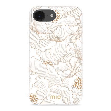 MIO iPhone 17e MagSafe Hülle Hardcase Backcover - White Roses