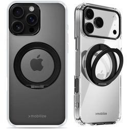 Mobilize 360 Rotating Ring iPhone 16 Pro Max MagSafe Hülle Hardcase Backcover mit Ringhalter - Schwarz