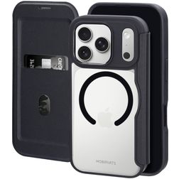 Mobiparts Shield Line iPhone 17 Pro MagSafe Klapphülle - Schwarz