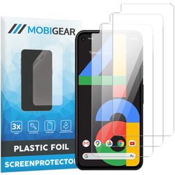 Mobigear Google Pixel 4a Displayschutz Schutzfolie - Hüllenfreundlich (3er Pack)