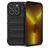 Mobigear Bumpy iPhone 14 Pro Hülle Flexibles TPU Backcover - Schwarz
