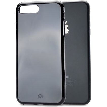 Mobilize Gelly iPhone 8 Plus Hülle Flexibles TPU Backcover - Schwarz