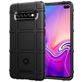 Mobigear Rugged Shield Samsung Galaxy S10 Plus Hülle Flexibles TPU Backcover Stoßfest - Schwarz