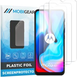 Mobigear Motorola Moto E7 Plus Displayschutz Schutzfolie - Hüllenfreundlich (3er Pack)