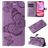 Mobigear Butterfly iPhone 16 Hülle Klapphülle Geldbörse - Lila