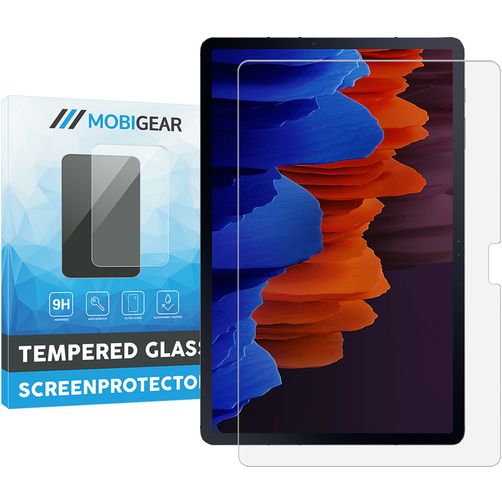 Mobigear Samsung Galaxy Tab S7 Plus Panzerglas Gehärtetes Glas Displayschutz - Hüllenfreundlich