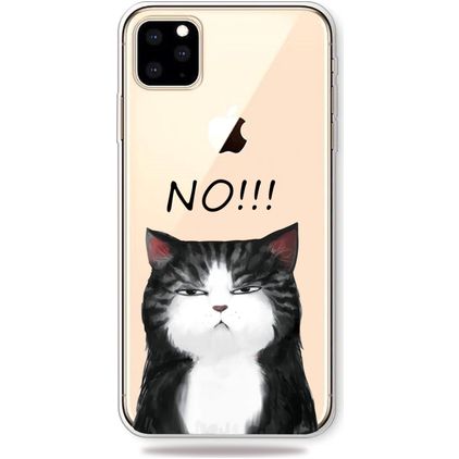 Mobigear Design iPhone 11 Pro Max TPU (flexibel) Backcover - Katze