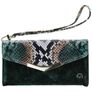 Mobilize Gelly Velvet iPhone 11 Pro Max Hülle Abnehmbare 2in1 Clutch - Green Snake