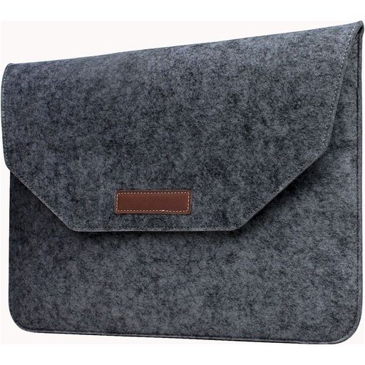 Mobigear Envelope Filz Laptop Sleeve 15 - 16 Zoll Laptop Hülle - Schwarz