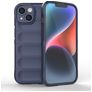 Mobigear Bumpy iPhone 15 Hülle Flexibles TPU Backcover - Dunkelblau