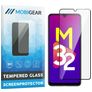 Mobigear Premium Samsung Galaxy M32 4G Panzerglas Gehärtetes Glas Displayschutz - Hüllenfreundlich - Schwarz