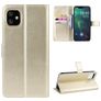 Mobigear Wallet iPhone 11 Hülle Klapphülle Geldbörse - Gold
