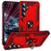 Mobigear Armor ring Samsung Galaxy S25 FE Hardcase Backcover Shockproof mit Ringhalter - Rot