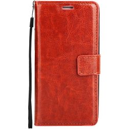 Mobigear Wallet Samsung Galaxy A5 (2017) Hülle Klapphülle Geldbörse - Braun