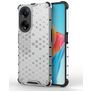 Mobigear Honeycomb OPPO A98 Hülle Hardcase Backcover Stoßfest - Weiß