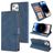 Mobigear Wallet iPhone 14 Pro Max Hülle Klapphülle Geldbörse - Blau