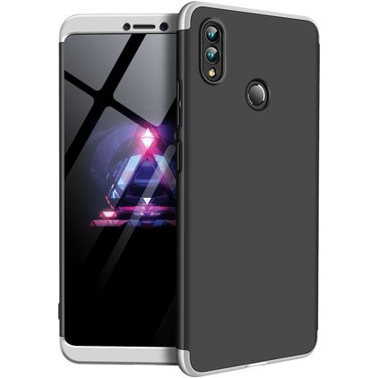 Mobigear TriGuard HONOR Note 10 Hülle Hardcase Backcover - Schwarz / Silber