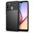 Mobigear Groove Samsung Galaxy A21 Hülle Flexibles TPU Backcover - Schwarz