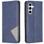 Mobigear Rhombus Slim Samsung Galaxy S24 FE Hülle Klapphülle - Blau