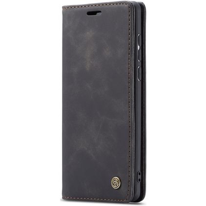 Caseme 013 Samsung Galaxy A71 Hülle Klapphülle Geldbörse - Schwarz