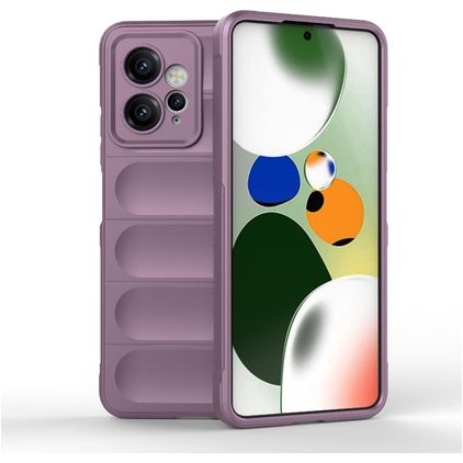 Mobigear Bumpy Xiaomi Redmi Note 12 Hülle Flexibles TPU Backcover - Lila
