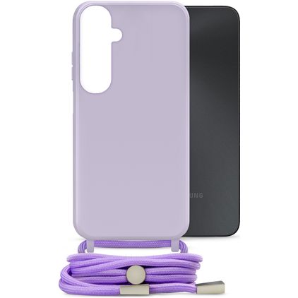 Mobilize Lanyard Gelly Samsung Galaxy A05s Flexibles TPU Handykette - Pastel Purple