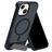 Mobiparts Hardcover iPhone 13 MagSafe Hülle Hardcase Backcover mit Ständer - Satin Black