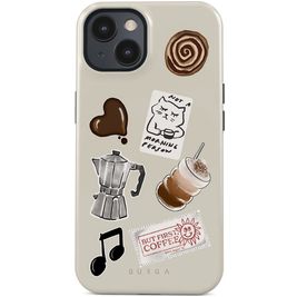 Burga Tough iPhone 15 MagSafe Hülle Hardcase Backcover Stoßfest - Oat Milk Please