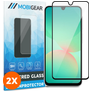 Mobigear Premium Samsung Galaxy A26 Panzerglas Gehärtetes Glas Displayschutz - Hüllenfreundlich - Schwarz (2er Pack)