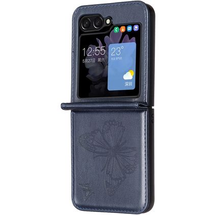 Mobigear Butterfly Samsung Galaxy Z Flip 7 FE Backcover - Blau