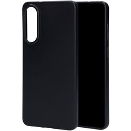 Mobiparts Classic Samsung Galaxy S25 Edge Hülle Flexibles TPU Backcover - Schwarz