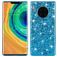 Mobigear Glitter Huawei Mate 30 Pro Hülle Hardcase Backcover - Blau