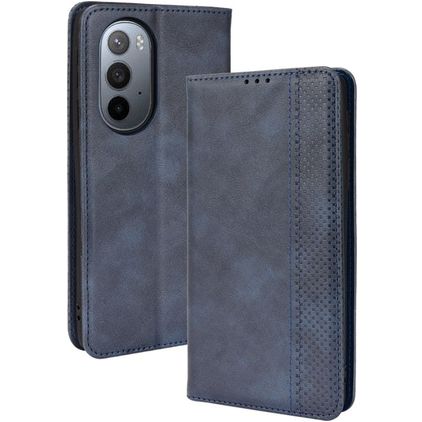 Mobigear Sensation Motorola Edge X30 Hülle Klapphülle Geldbörse - Blau