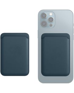 Mobigear Wallet Kartenetui - 3 Karten - MagSafe Kompatibel - Blau