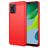 Mobigear Brushed Slim Motorola Moto E13 Hülle Flexibles TPU Backcover - Rot