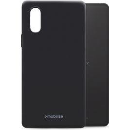 Mobilize Rubber Gelly Sony Xperia 10 IV Hülle Flexibles TPU Backcover - Matt Black