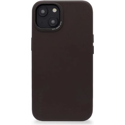 Decoded iPhone 14 Plus MagSafe Hülle Echtes Leder Backcover Stoßfest - Chocolate Brown