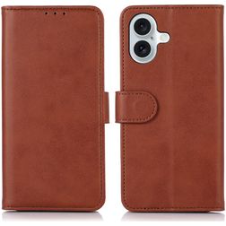 Mobigear Wallet iPhone 17 Hülle Klapphülle Geldbörse - Braun