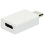 Mobiparts Data Blocker USB-C auf USB-C Adapter - Weiß