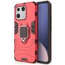 Mobigear Armor Ring Xiaomi 13 Hülle Hardcase Backcover Stoßfest mit Ringhalter - Rot