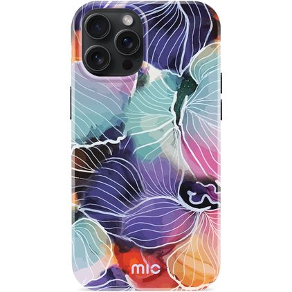 MIO iPhone 15 Pro Max MagSafe Hülle Hardcase Backcover - Flowers