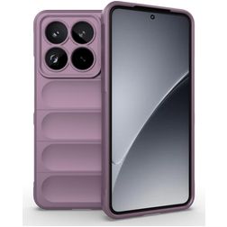 Mobigear Bumpy Xiaomi 15 Pro Hülle Flexibles TPU Backcover - Lila
