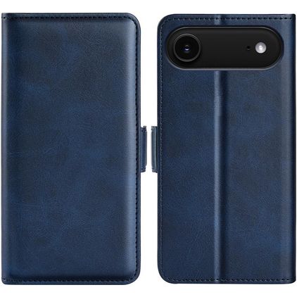 Mobigear Slim Magnet iPhone Air Hülle Klapphülle Geldbörse - Dunkelblau