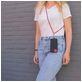 Mobigear Nylon Lanyard Universal-Handykette einstellbar - Gold