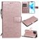 Mobigear Sunflower iPhone 12 Pro Hülle Klapphülle Geldbörse - Roségold