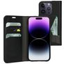 Mobiparts Classic Wallet iPhone 14 Pro Hülle Klapphülle Geldbörse - Schwarz